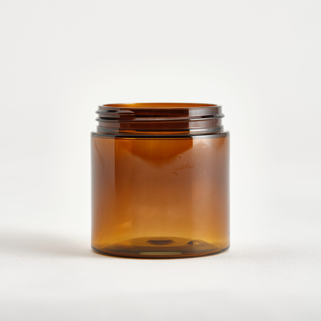 150g Tall Jar 58400 - Amber Tint - Synergy Packaging